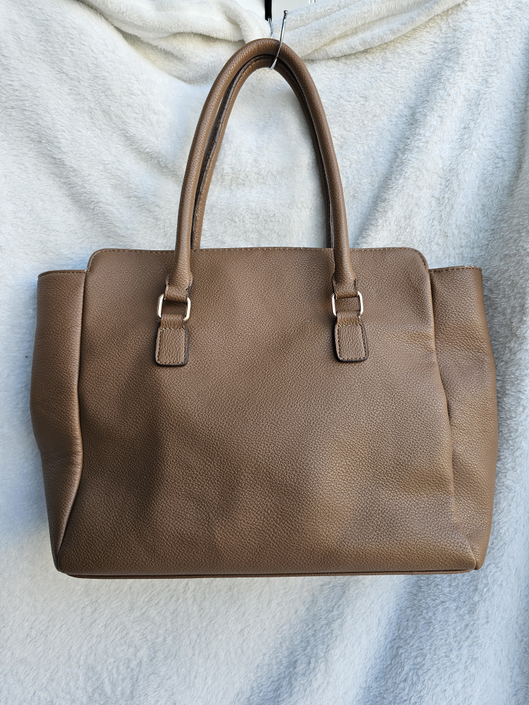 GUESS Metal Studded Large Brown Shoulder Tote image indicator(2)