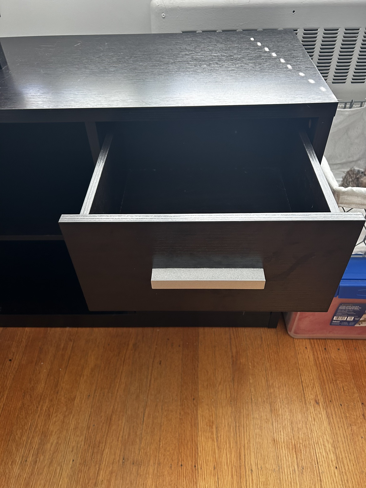 Dark Veneer Desk with Built in USB and Power - photo 5
