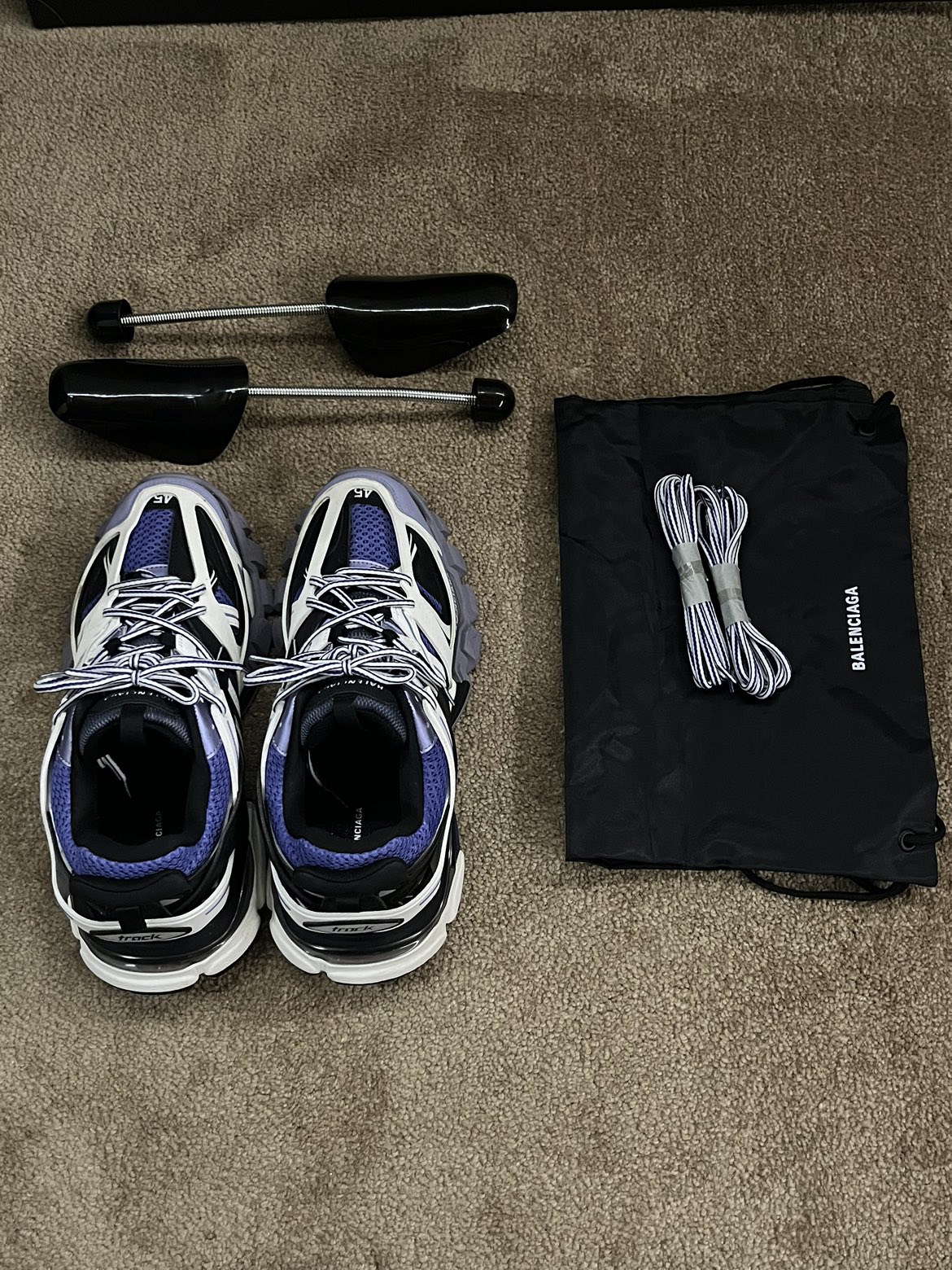 Balenciaga track purple - photo 5