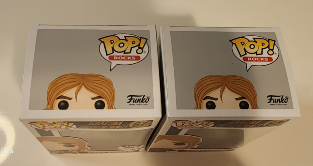 Kurt Cobain 65 + 67 Funko Pop Vinyl Figures image indicator(3)
