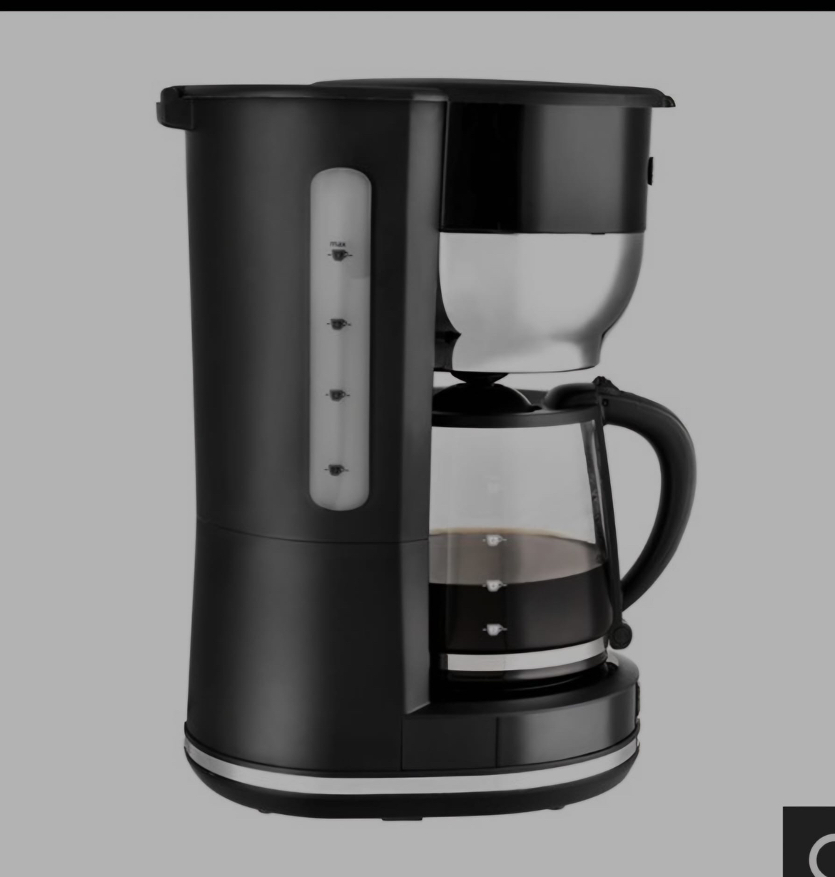 KALORIK Kalorik 10-Cup Black Retro Coffee Maker image indicator(4)