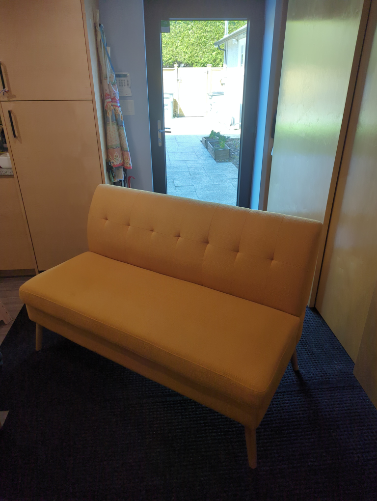 Wayfair Mustard Yellow Couch - photo 2