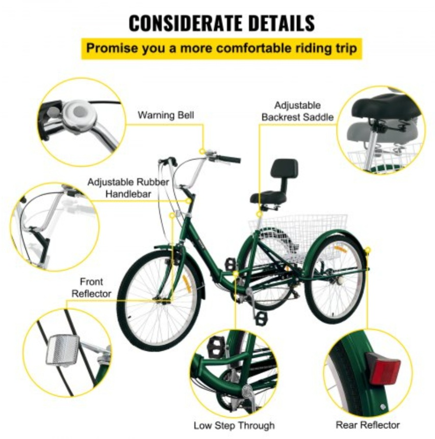Vevor Adult Tricycle - photo 4