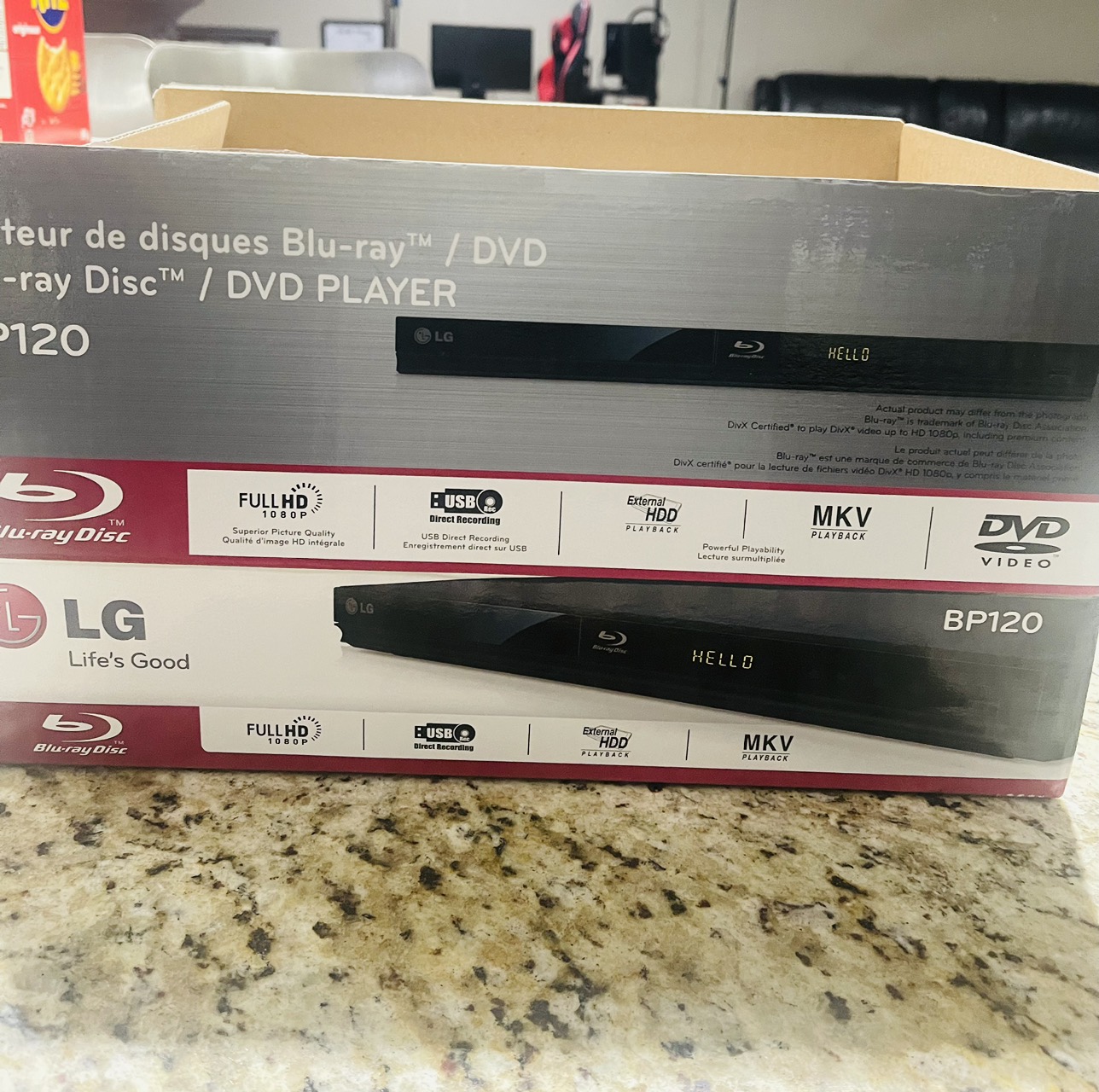 LG blu-ray /DVD player