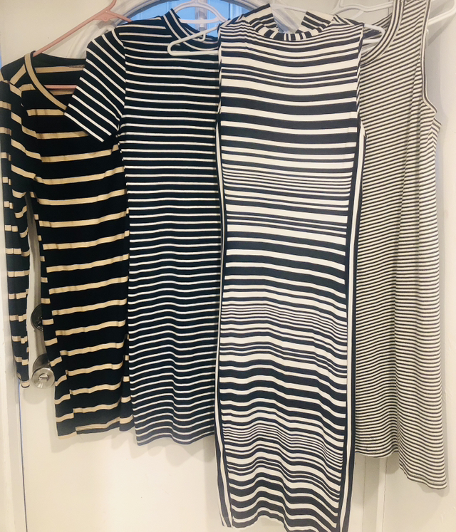 Summer striped dresses