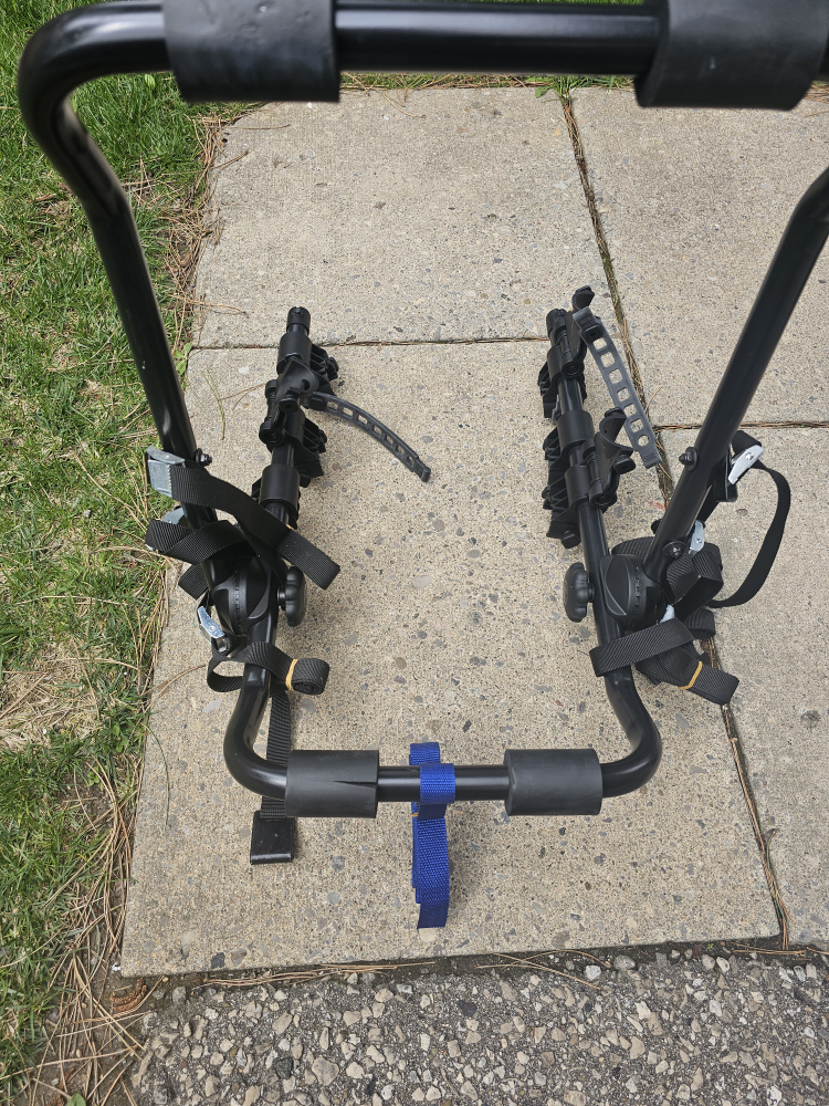 bike mount rack with free lightweight adjustable bike helmet - photo 2