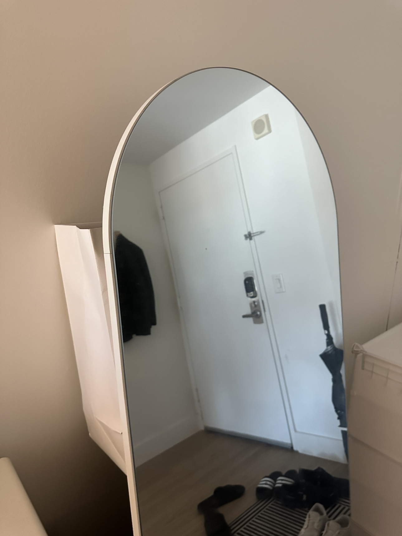 64 by 21 inch mirror