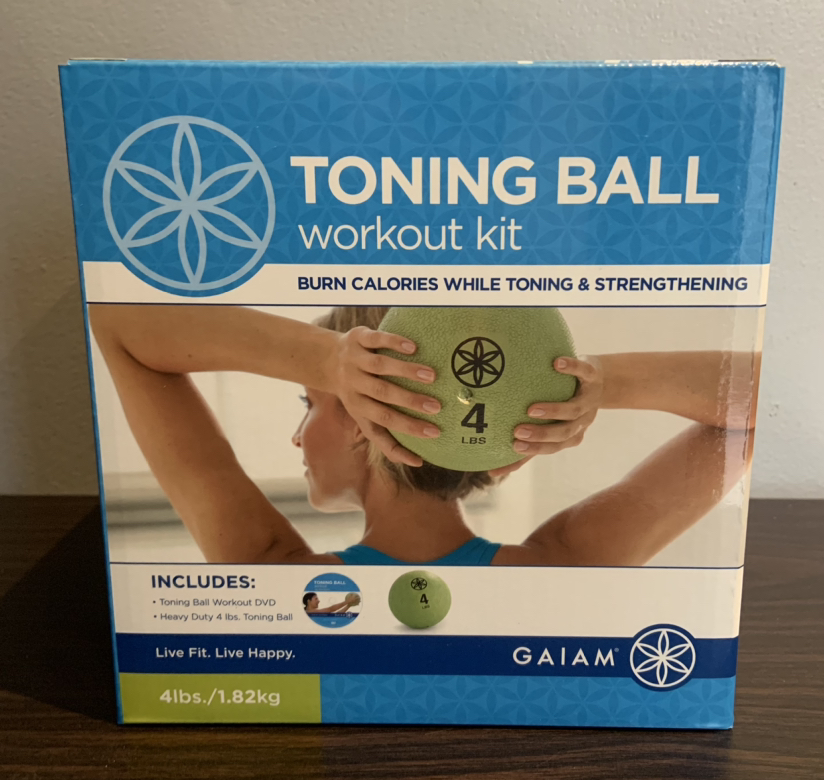 4Lb Medicine Ball Toning Ball Workout Kit  New image indicator(4)