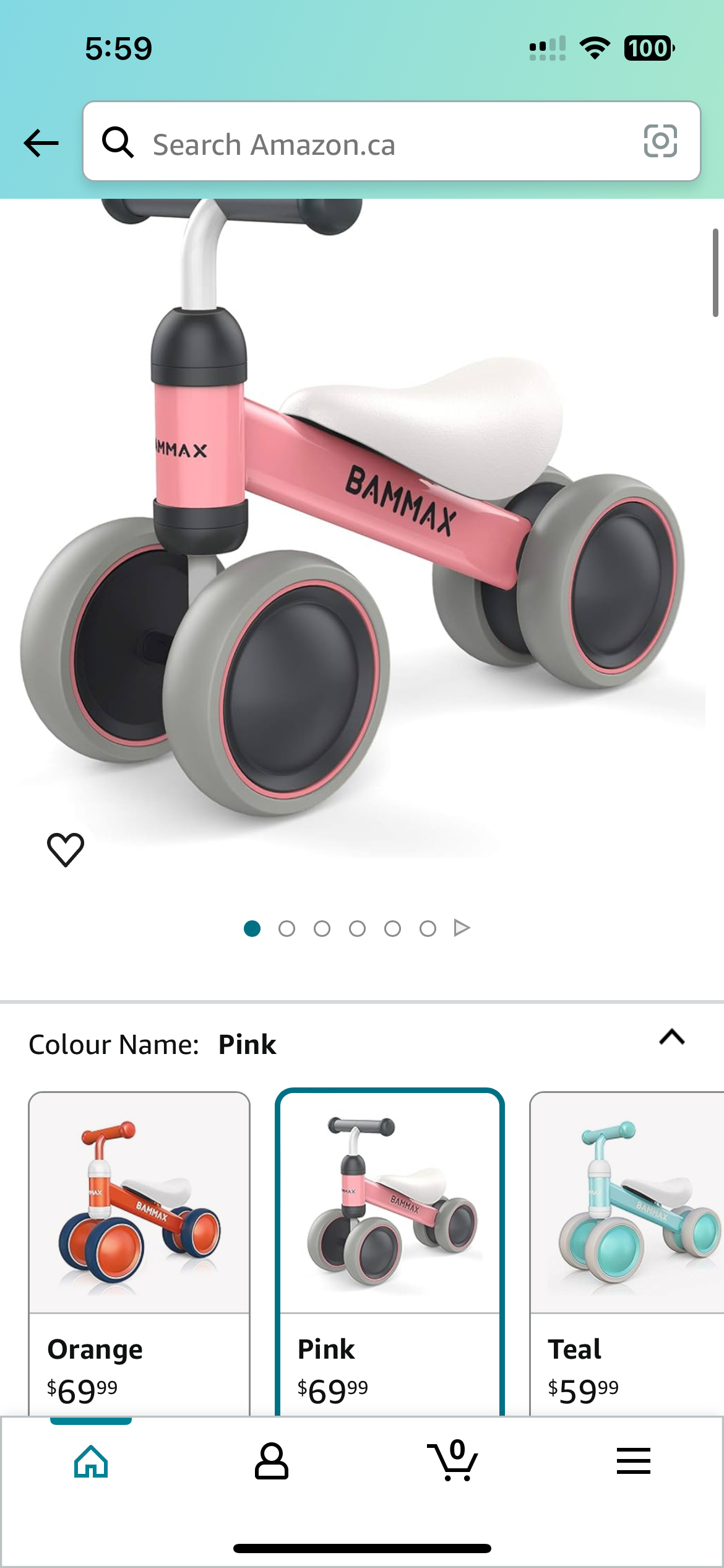 Baby balance bike