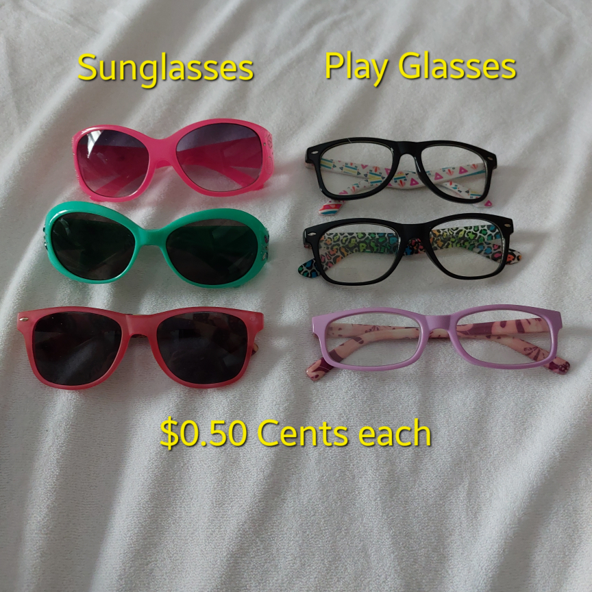 Toddler/Youth Sunglasses/Play Glasses