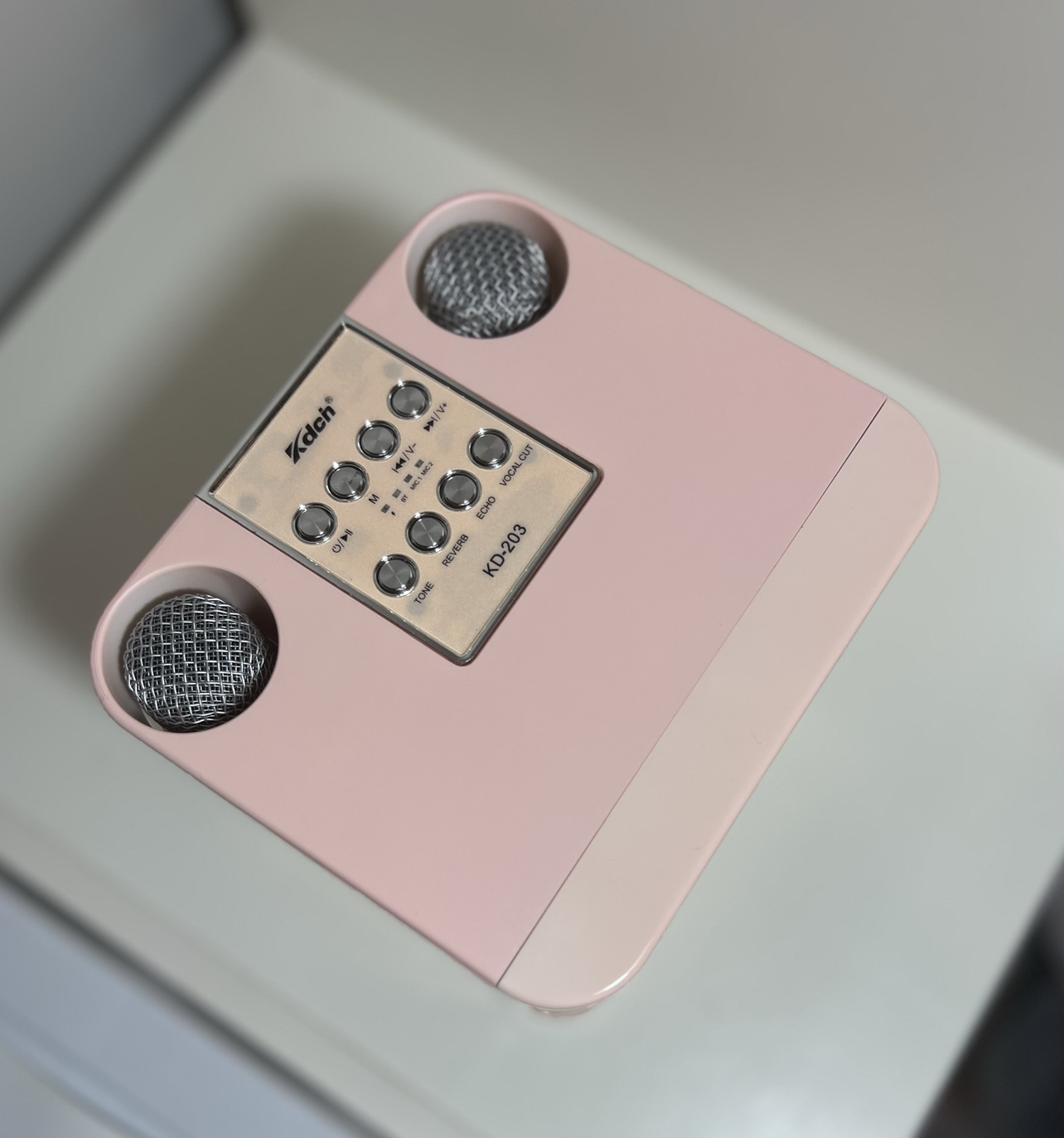 Bluetooth Karaoke Speaker with 2 mics image indicator(8)