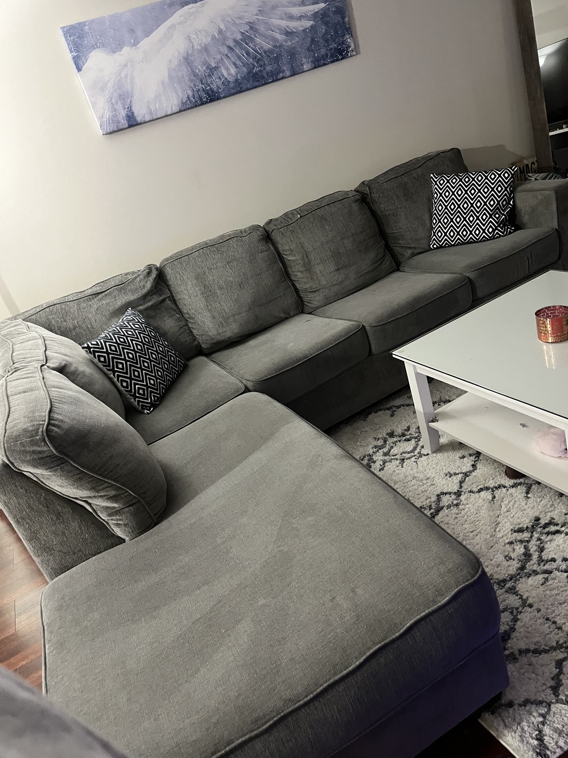 Grey sectional - photo 4