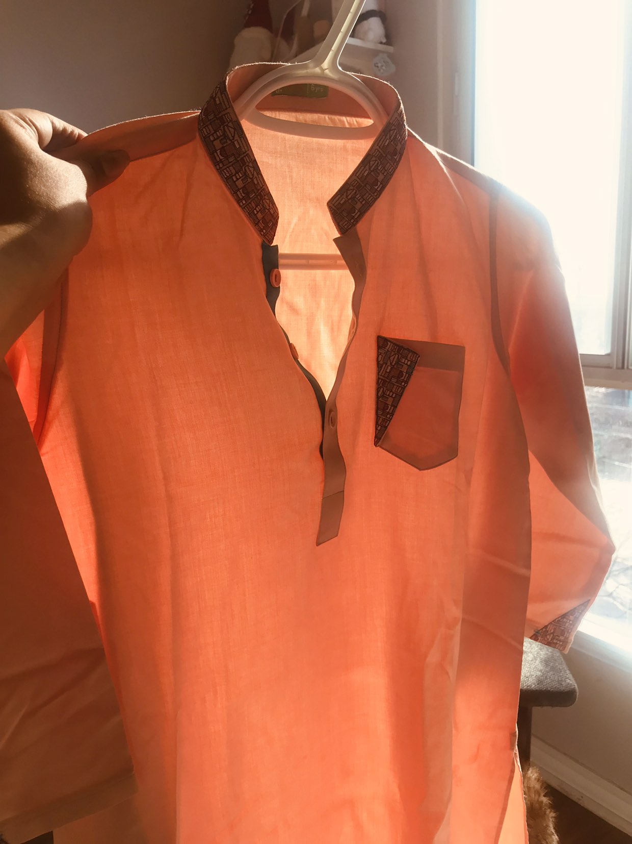 Boy New J. Shalwar Kameez shirt length 27” image indicator(3)