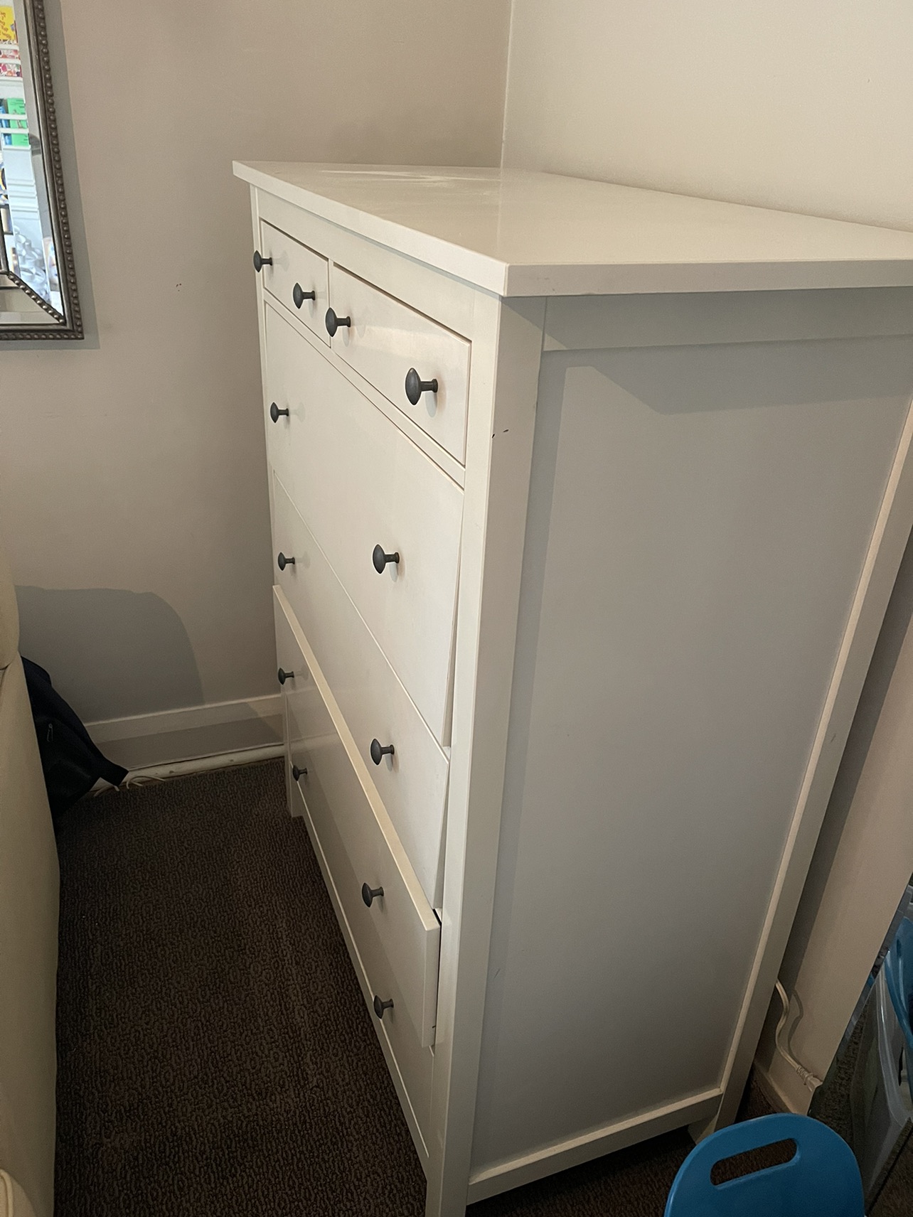 IKEA HEMNES 6-drawer chest, white stain image indicator(2)