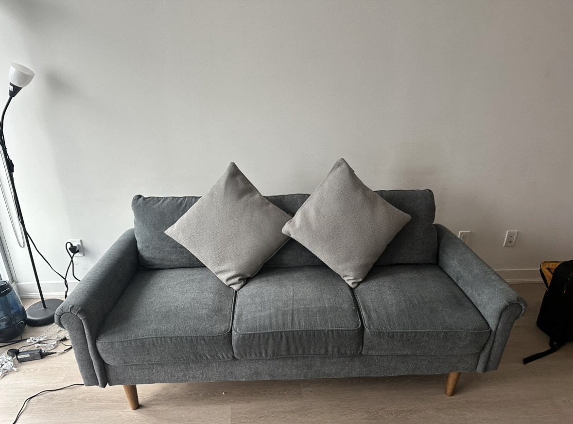 MOVE OUT SALE - WAYFAIR 3 SEATER SOFA thumbnail
