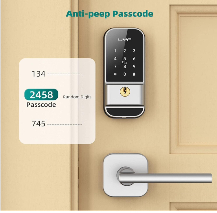 Keyless Entry Door Lock with Levers, - photo 3