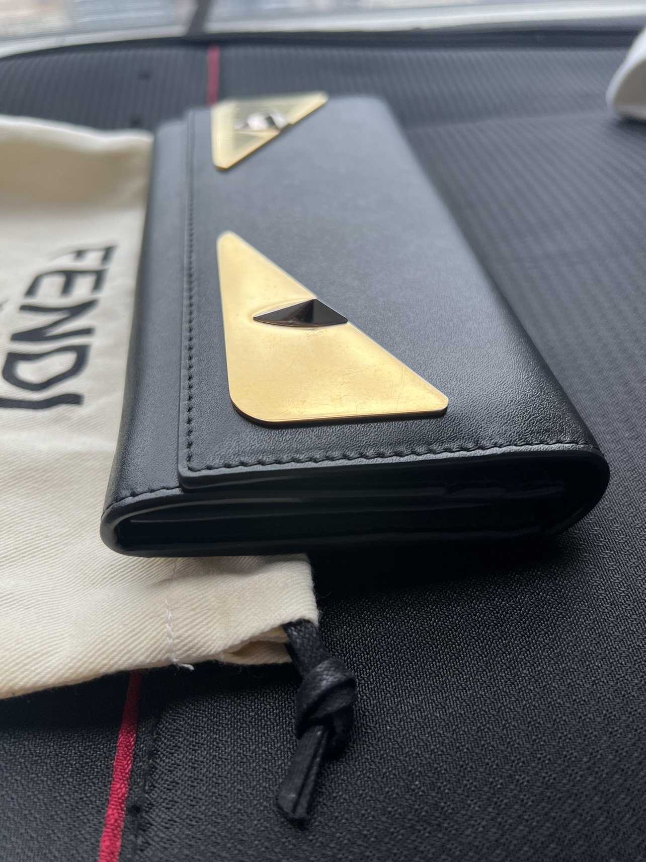 Fendi long wallet - crayon - monster bugs eyes long wallet image indicator(2)