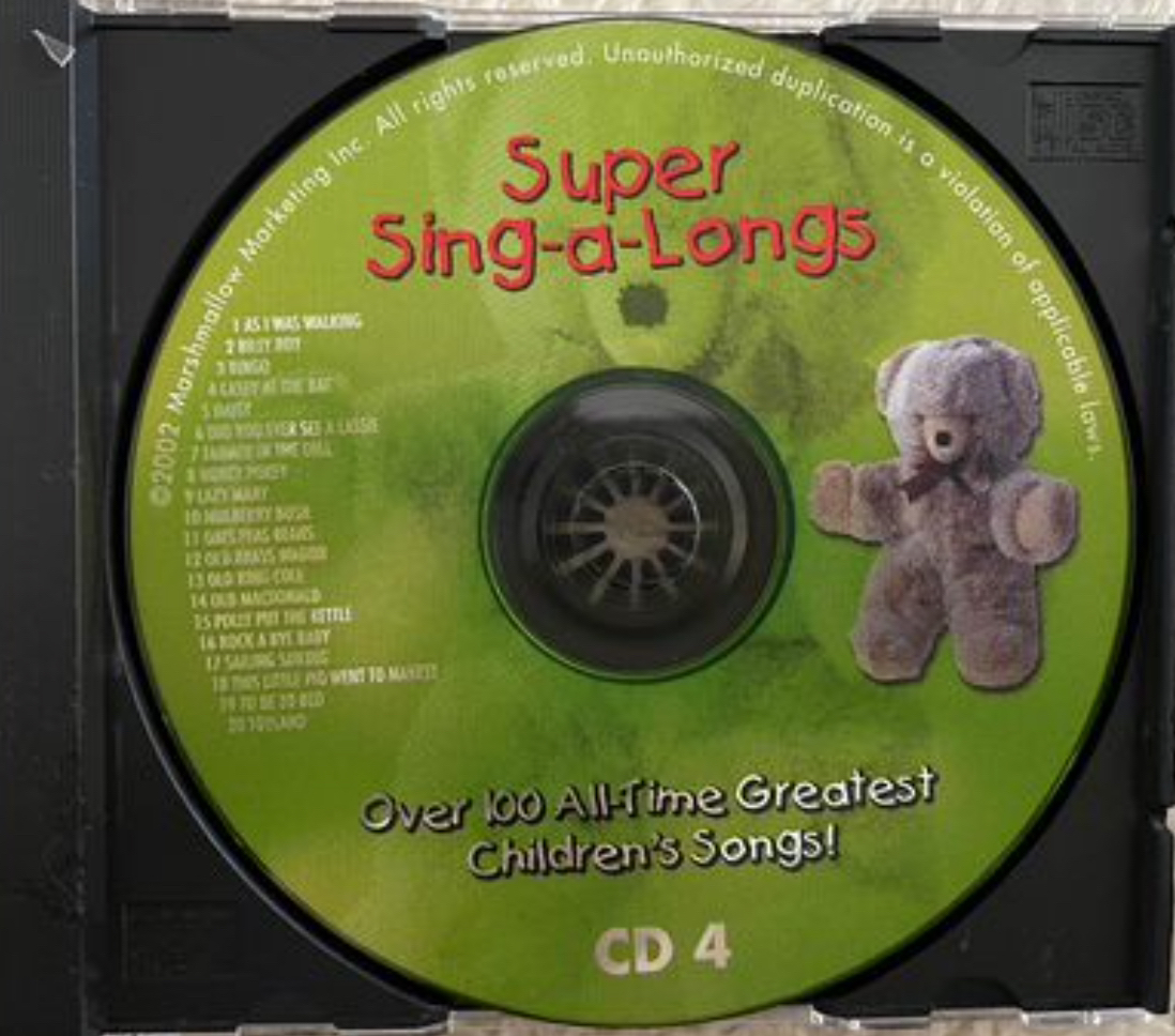 SUPER SING-A-LONGS CDs (40 all time greatest children’s songs) image indicator(5)