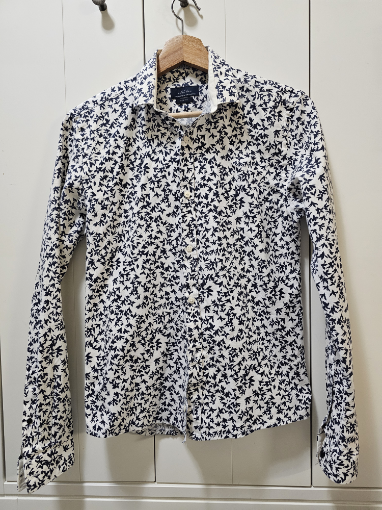 Zara Basic men's button-up slim fit shirt