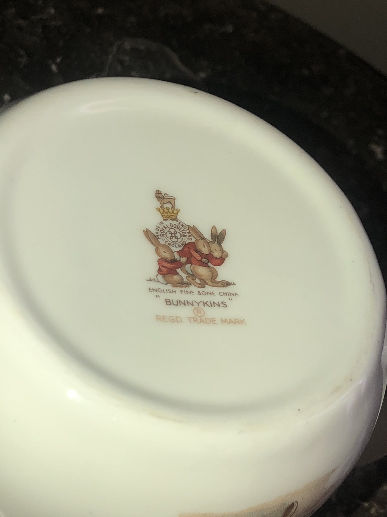 Royal Doulton Bunnykins 3 Piece Set/firm price image indicator(7)