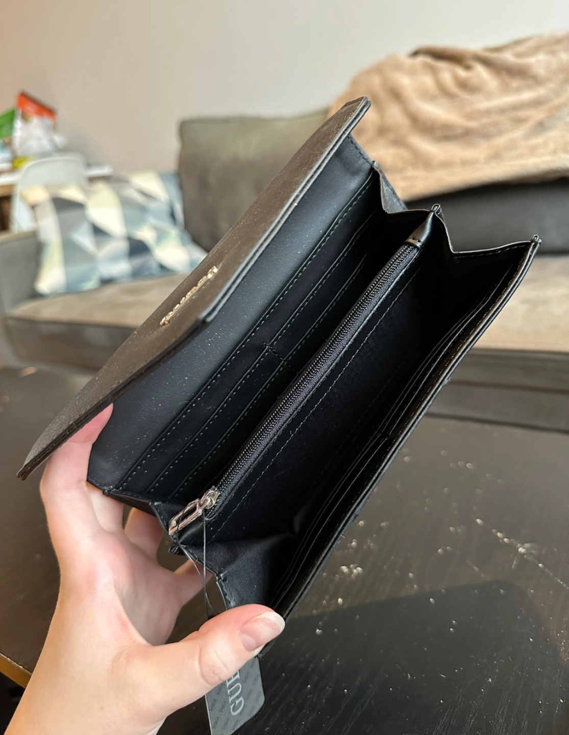 NEW Guess Black Clutch Purse - photo 2