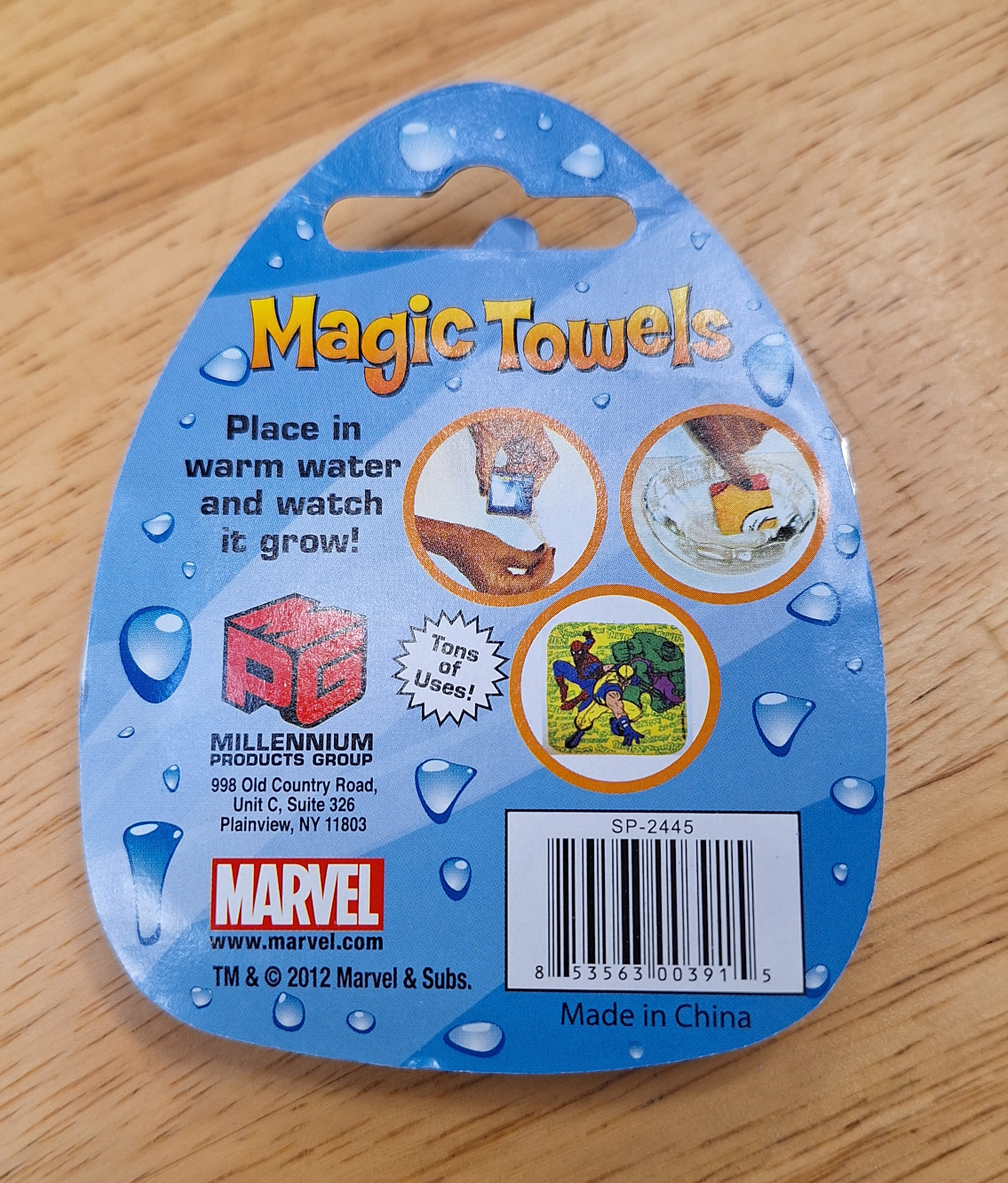 Different Marvel Heroes Magic Pop Up Towel Wash Cloths image indicator(5)