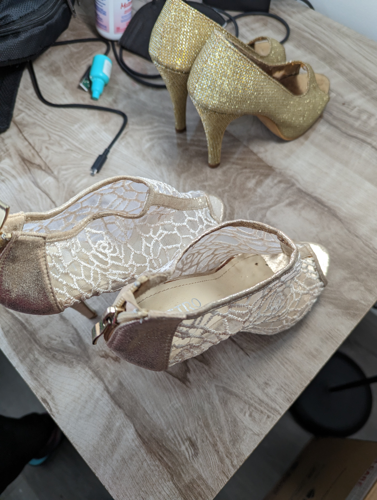 high heels , party wear!! price for both pairs thumbnail