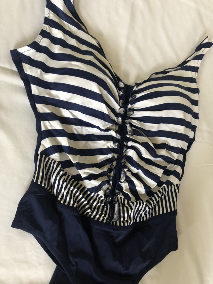 Swimsuit Blue One Piece Swimsuit Womens Size 12 ( X-Large) image indicator(2)