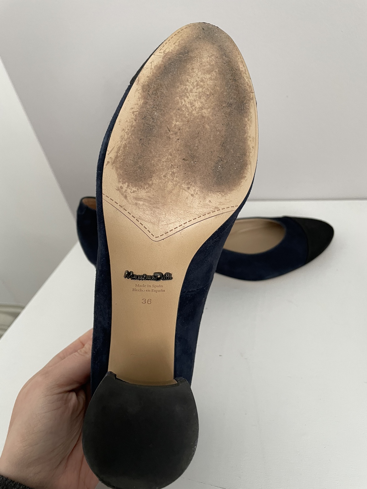EU 36 Massimo Dutti Block Heel Shoes image indicator(5)
