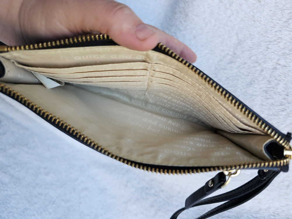 Kate Spade ♠️ Black Leather Wallet image indicator(4)