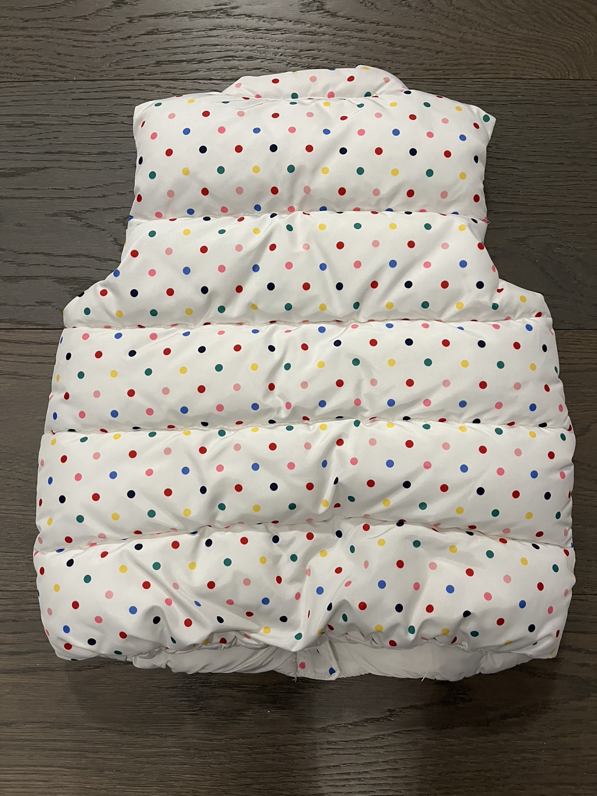 Gap creme girls spring vest sz 5 NWT ret $115 image indicator(3)