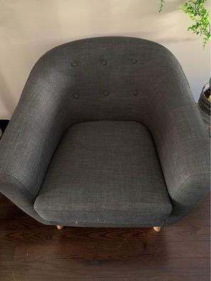 Accent Chair (Dark Grey) - photo 3