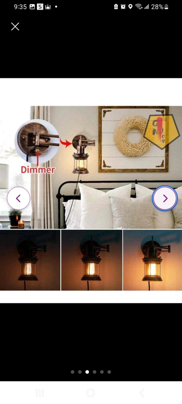 New swing arm sconce (set of 2) image indicator(3)