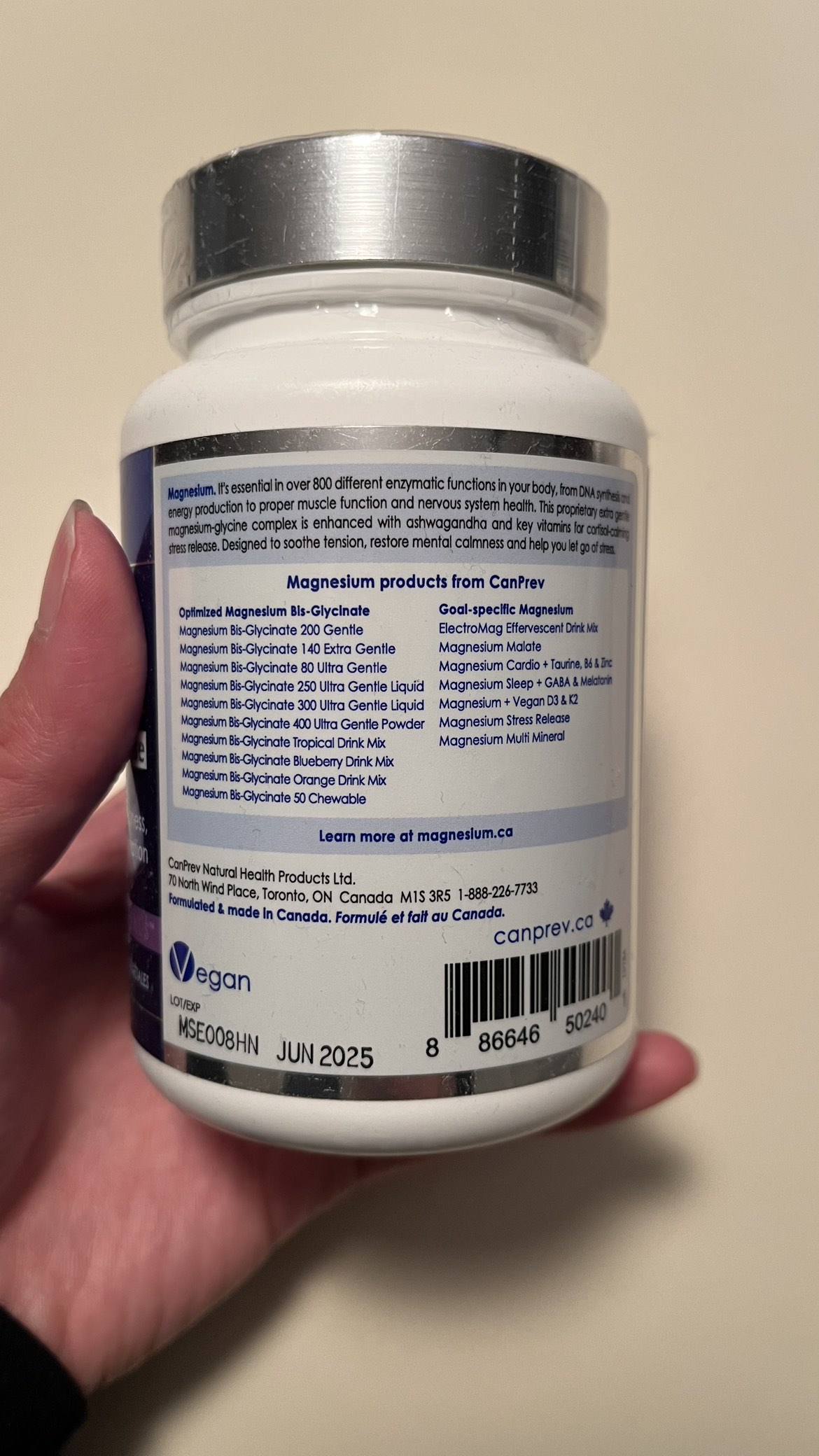 Can Prev Magnesium Stress Release 90caps - photo 3