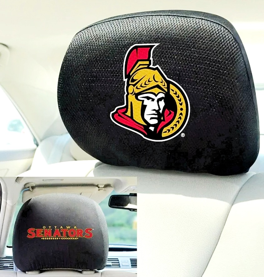 2 Ottawa Senators Headrests Covers image indicator(2)