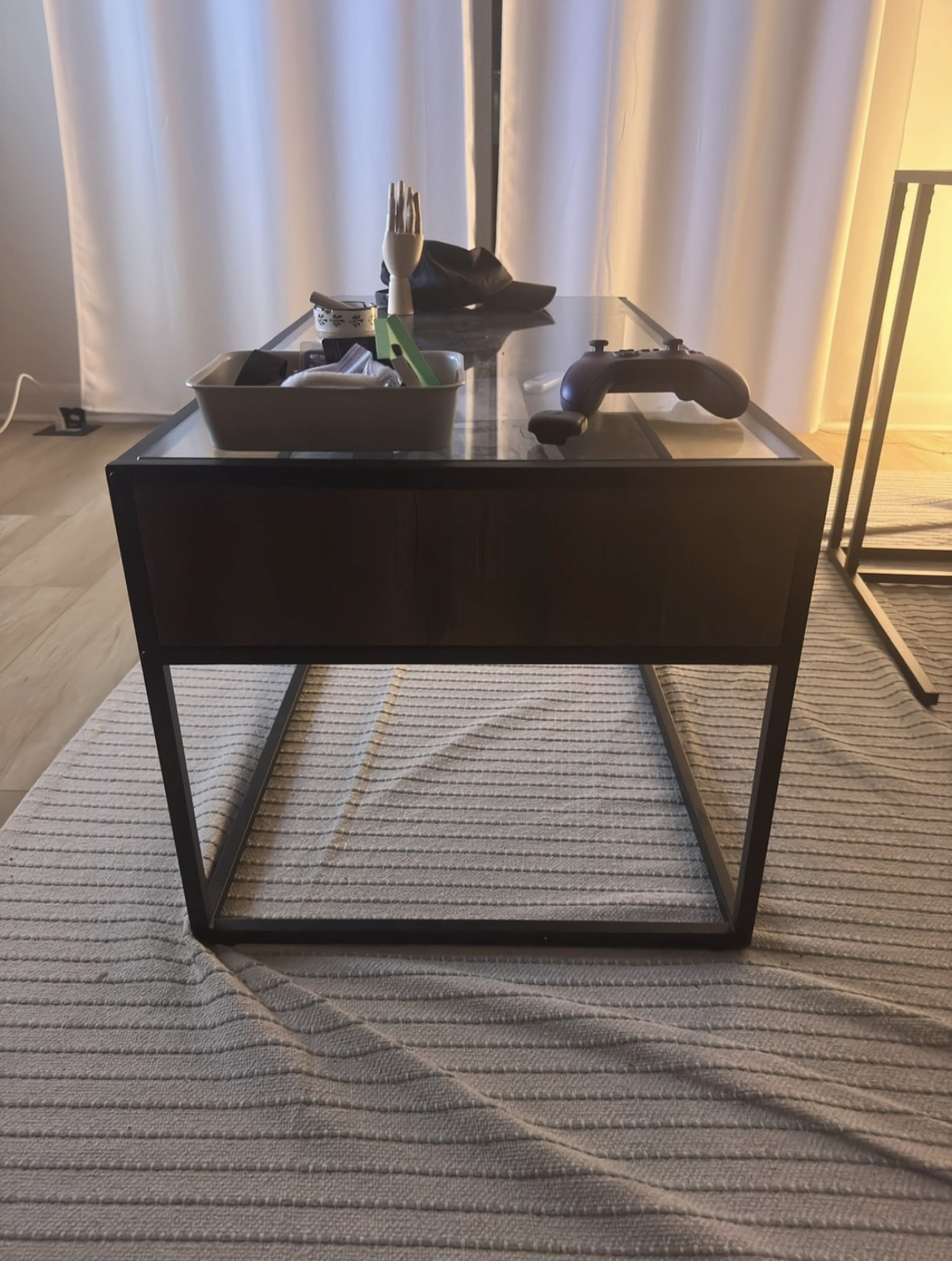 MOVE OUT SALE!! Glass Coffee Table - photo 2