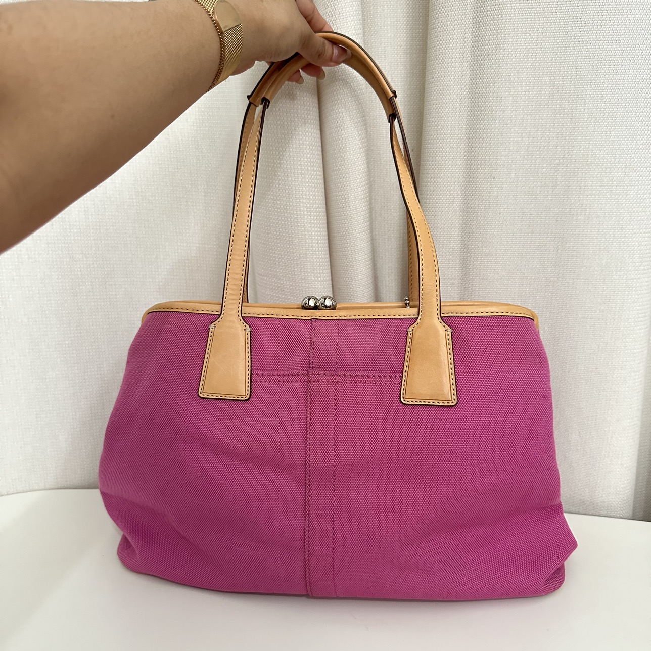 Pink Coach Hamptons Totebag - photo 4