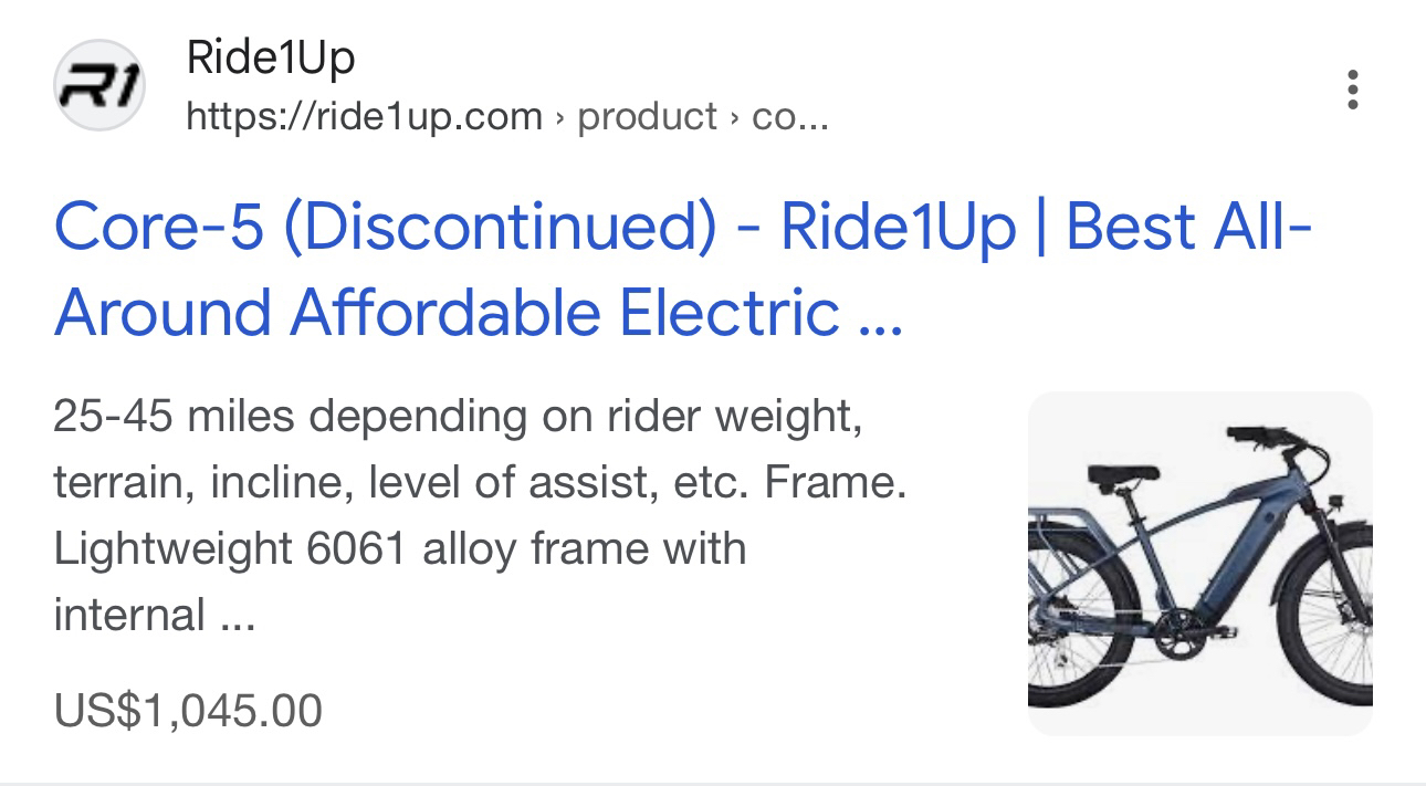 Ride1Up Core5 electric bike - photo 5