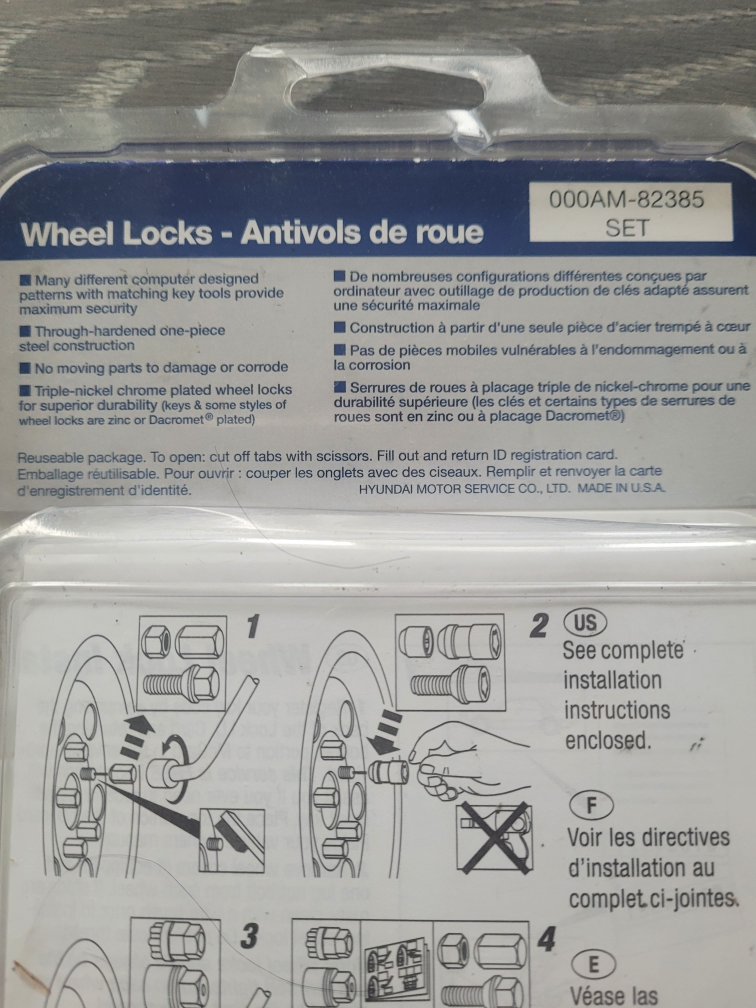 Hyundai Wheel Locks image indicator(2)
