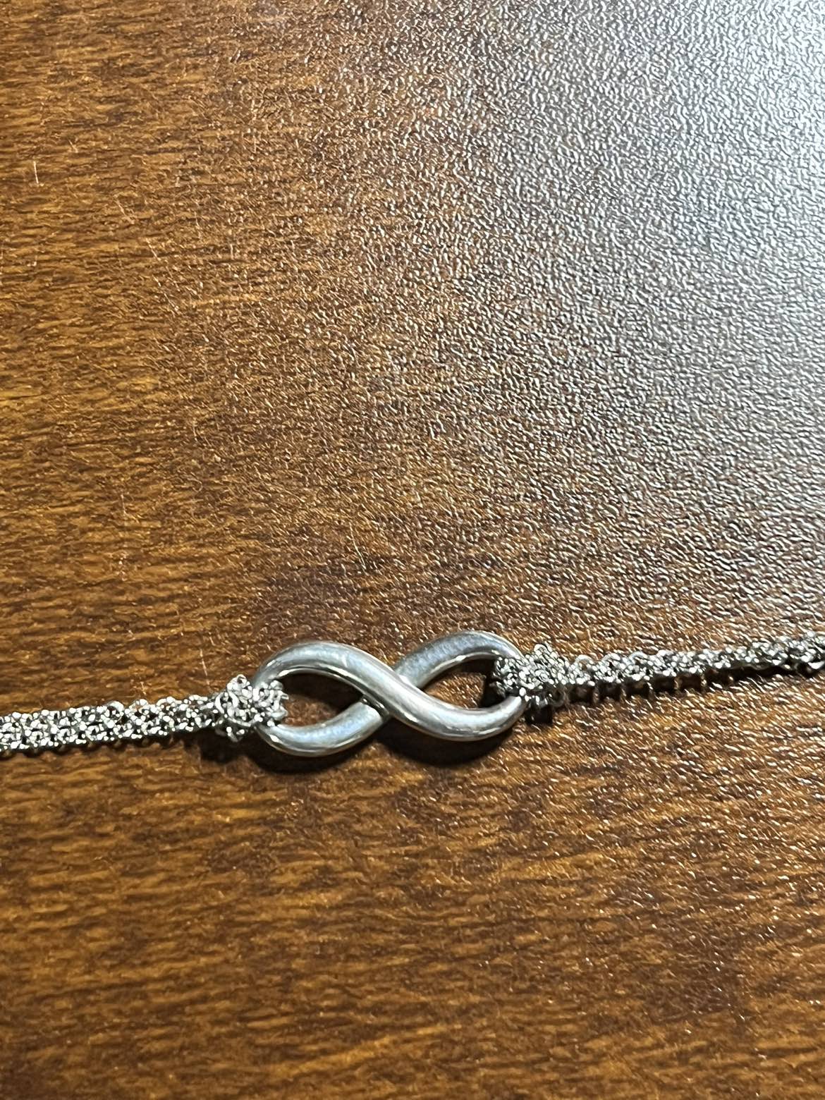 EUC - Tiffany Infinity Collection Stirling Silver necklace - photo 2