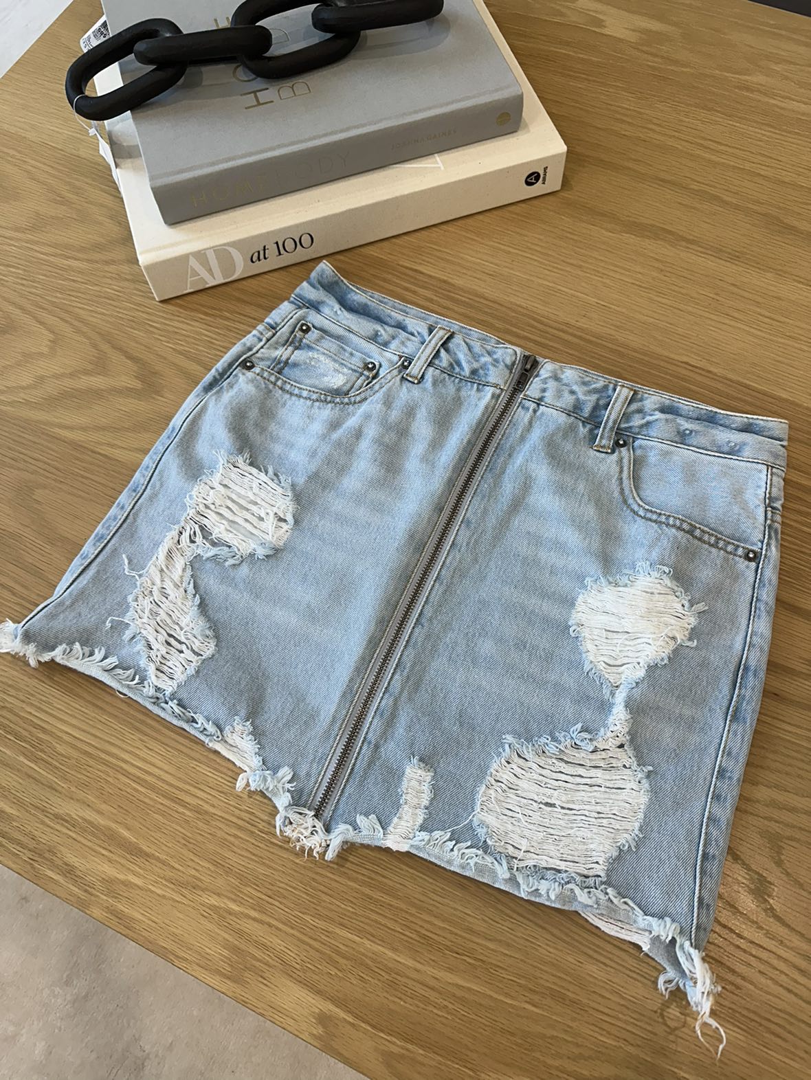 Forever 21 Denim Skirt thumbnail