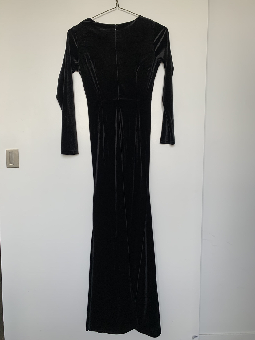 🍸Retro Velvet Long bodycon🥀 image indicator(5)