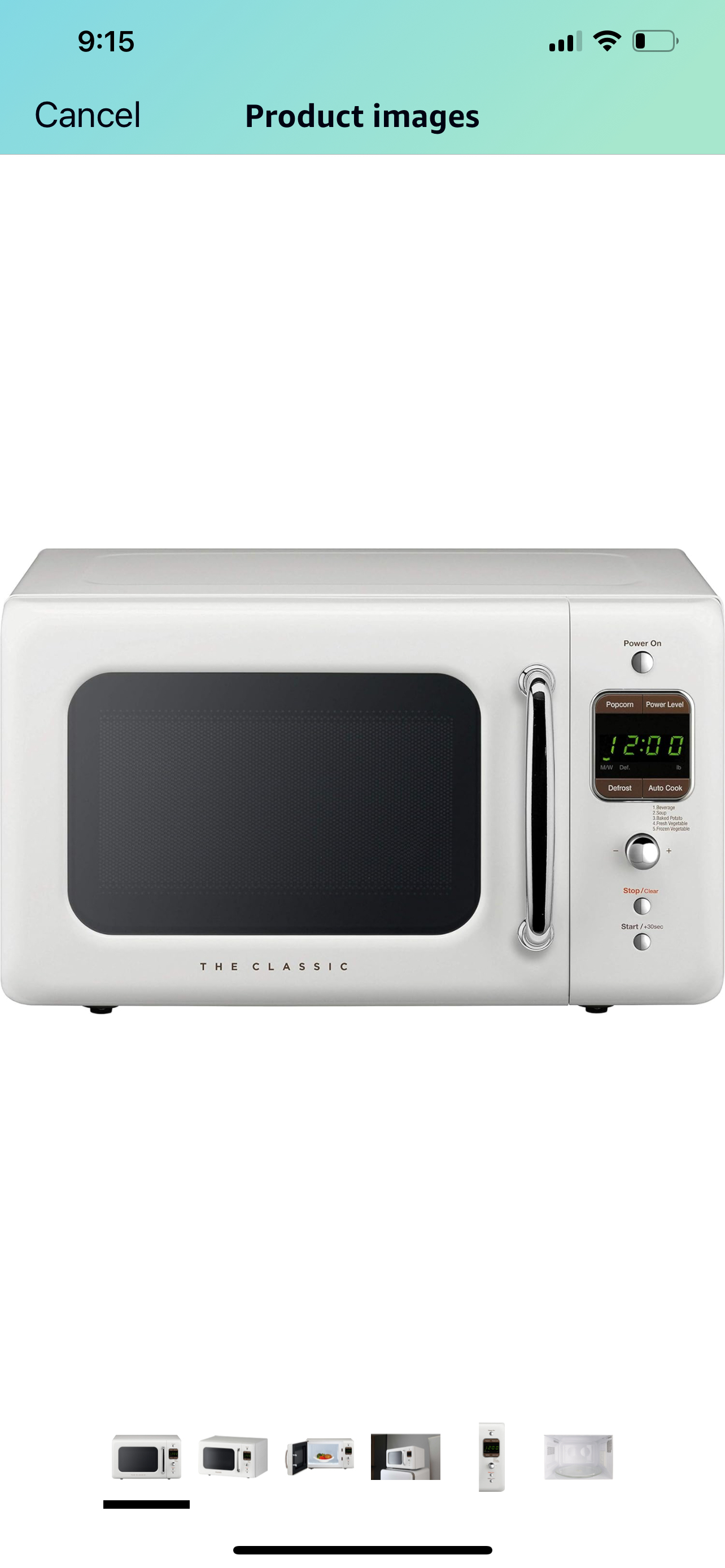 Retro Countertop Microwave Oven(0.7 cu. ft 700W) - photo 3