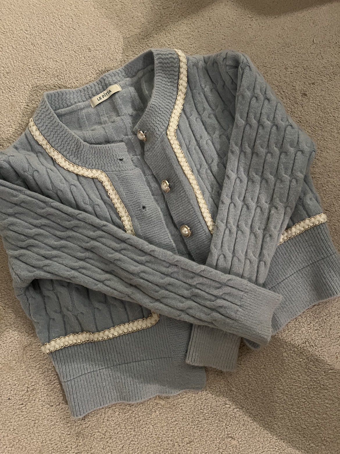 K-style knit sweater