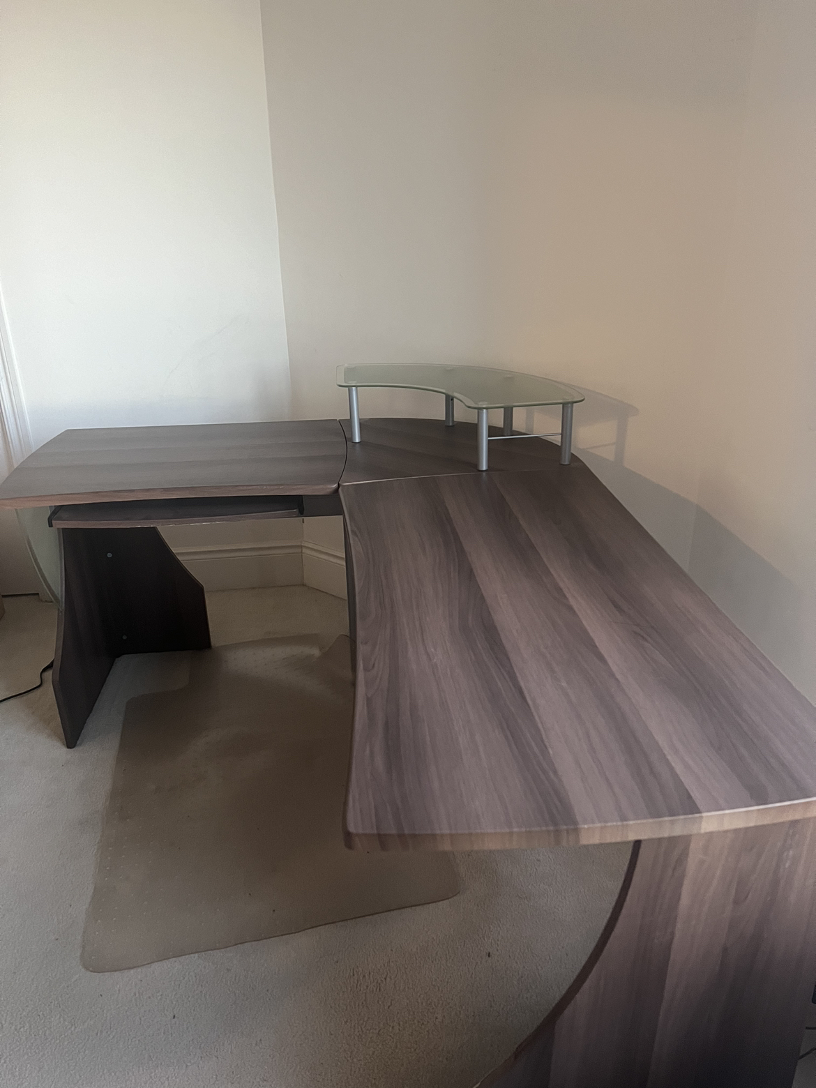 L shape Study table