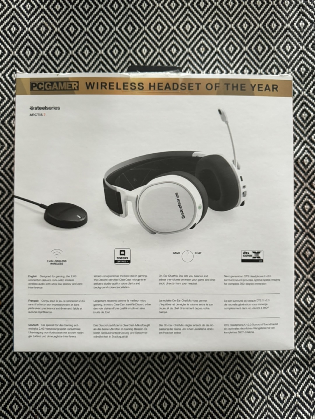 Steeleseries ARCTIS 7 Lossless Wireless Gaming Headset - photo 3