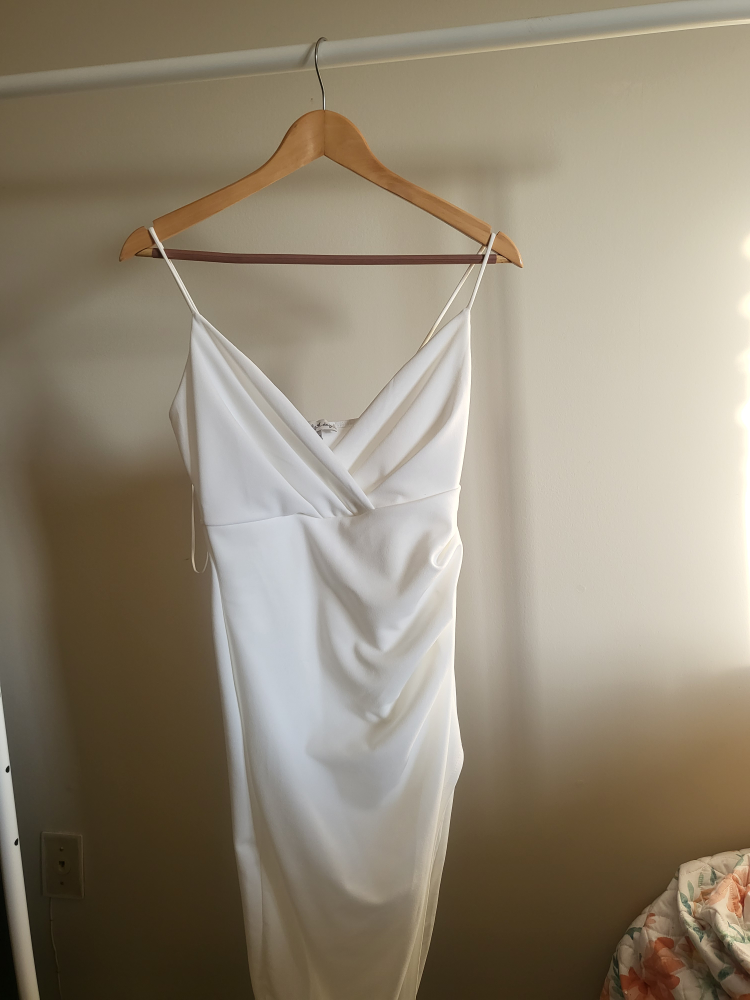 white party dress