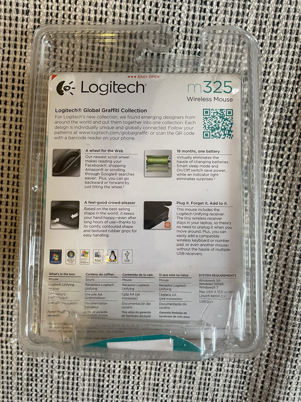 Logitech Wireless Mouse M325 New ! - photo 2