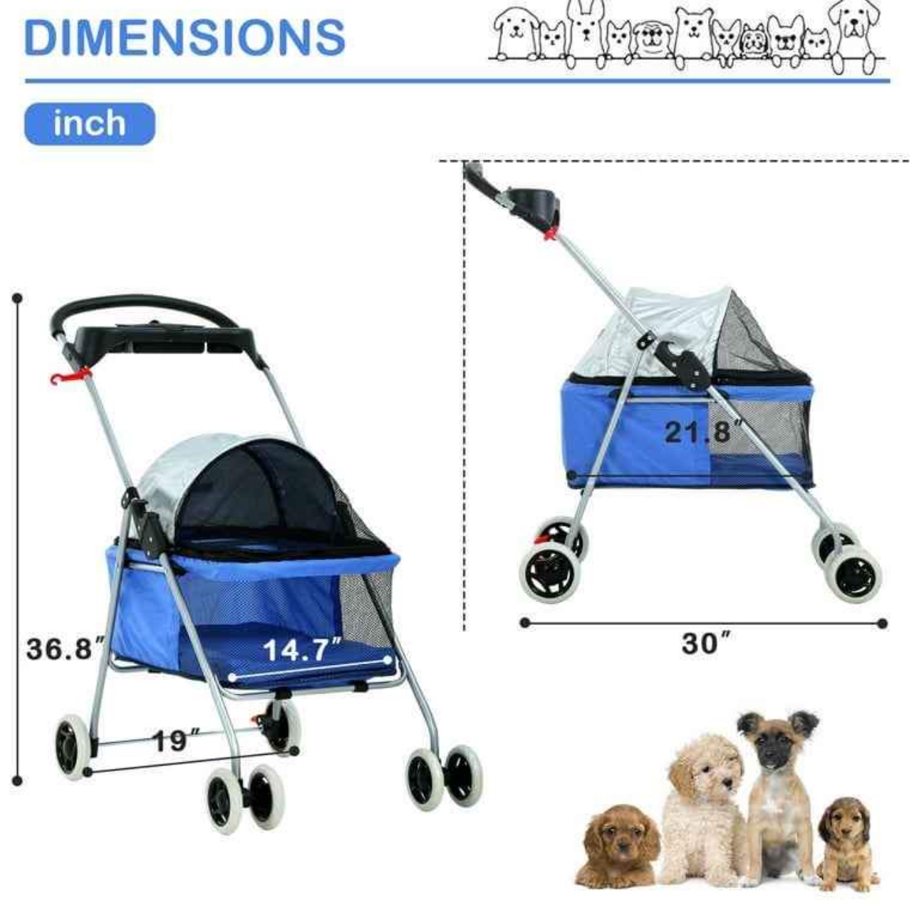 Pet stroller - photo 3