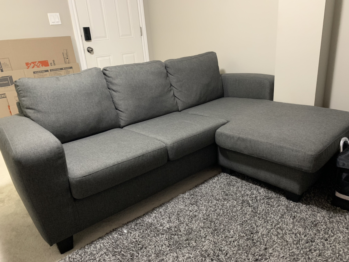 Sectional Sofa (Dark Grey) - photo 2